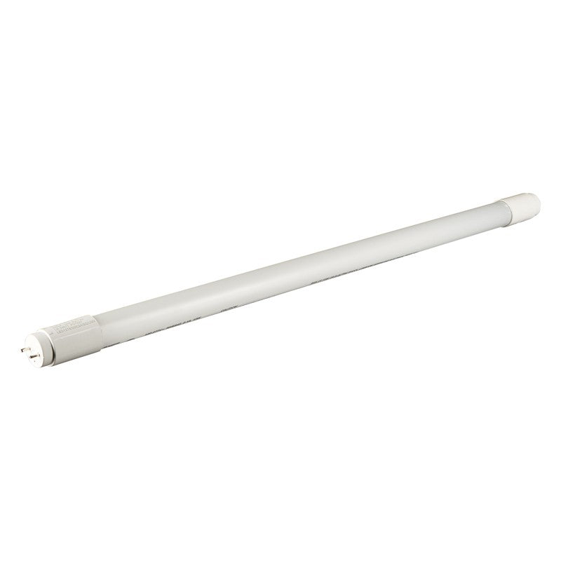 Luxrite LED 2' T8 Universal 11W Shatter Proof Ballast Compatible Light Tube, G13 Base, 1100 Lumens, 6500K - Daylight, 83 CRI, Frosted White Finish (LR34074) - Cheap-Us