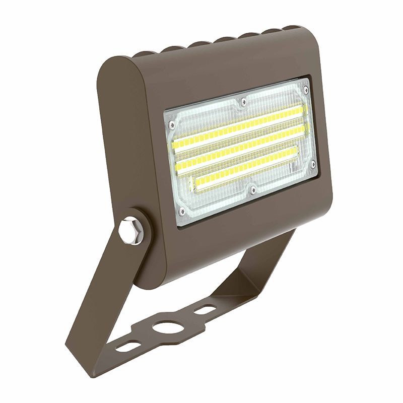 Westgate Flood/Area Light,T 120-277V, Outdoor Lighting, 10W/15W/20W/30W, 130 Lumens/W, 3000K, Bronze 0~10V Dimmable - Cheap-Us