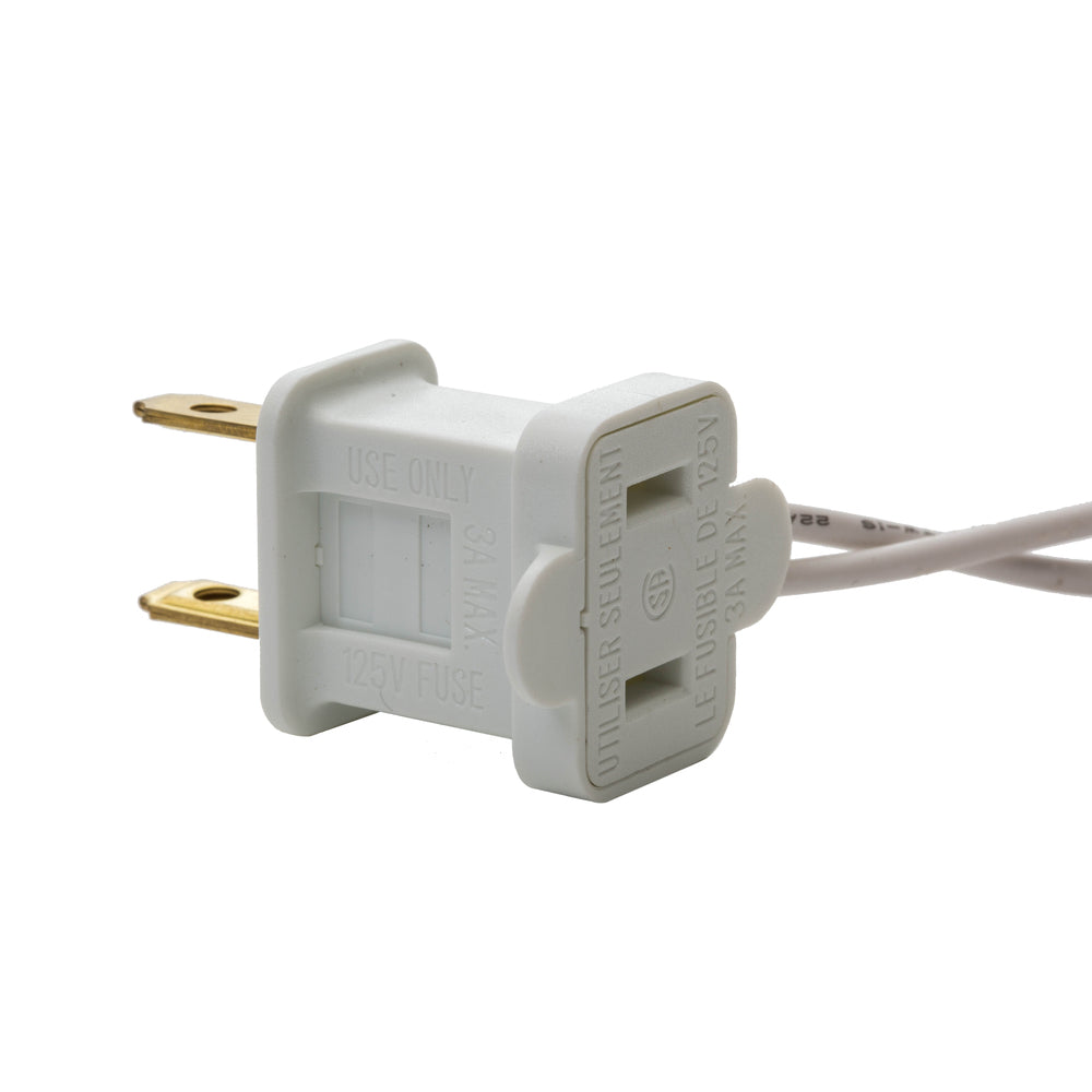 Vickerman 50 LED Cool White Dura-Lit Light on White Wire, 37' Christmas Light Strand - Cheap-Us