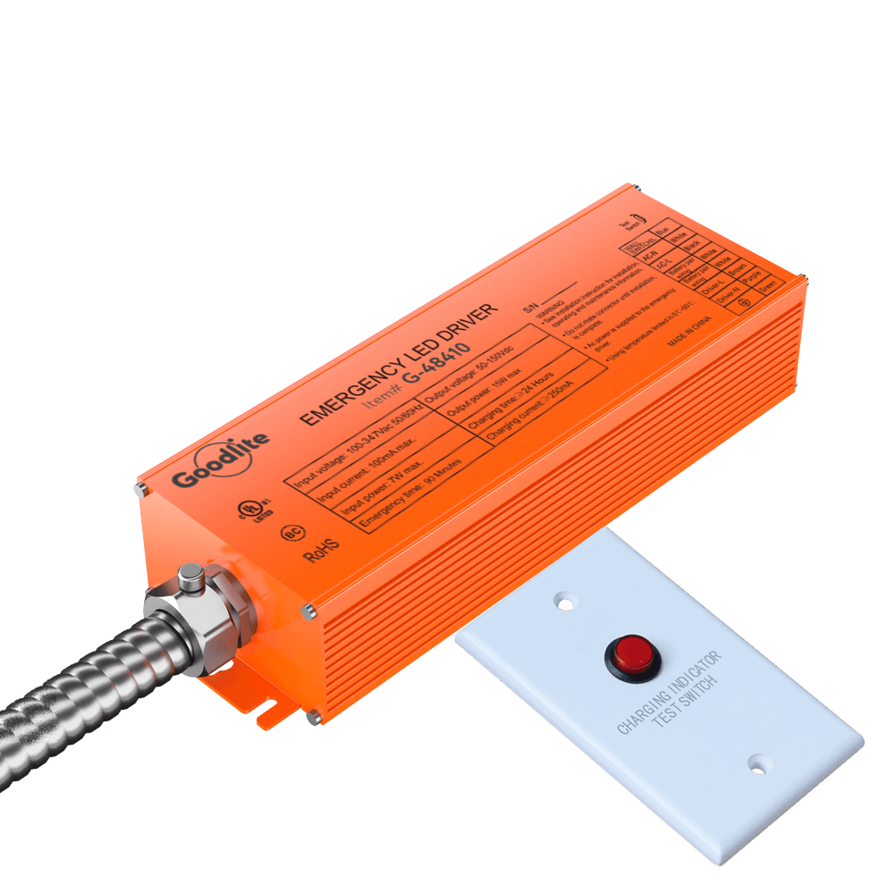 Goodlite Emergency LED Driver 15W For Isolated & Non-Isolated Drivers Output Max Amps 2000Mah Illumination Time >90 Minutes - Cheap-Us
