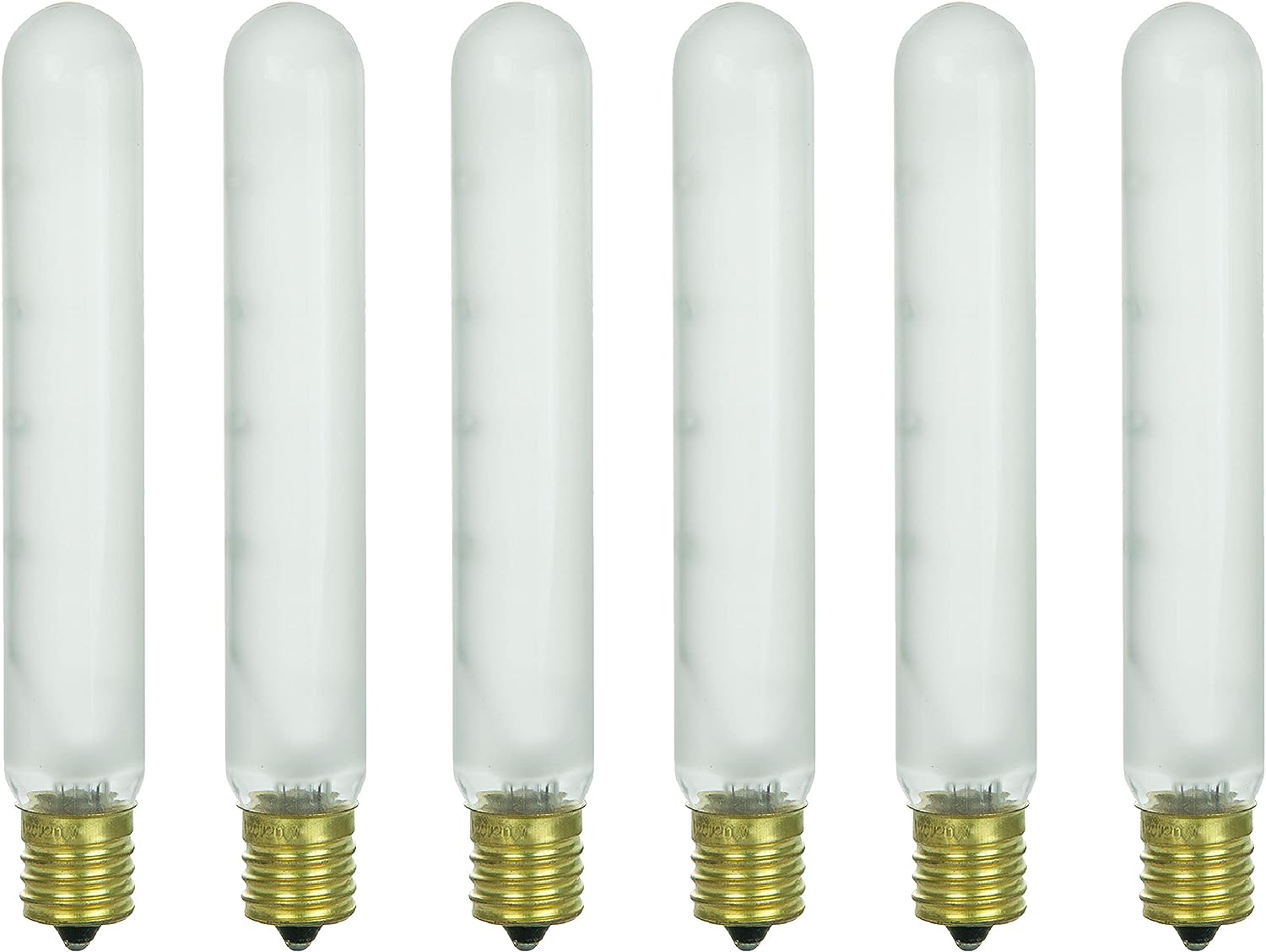 Sunlite 40 Watt T6.5 Tubular Intermediate Base Frost (6 Pack) - Cheap-Us