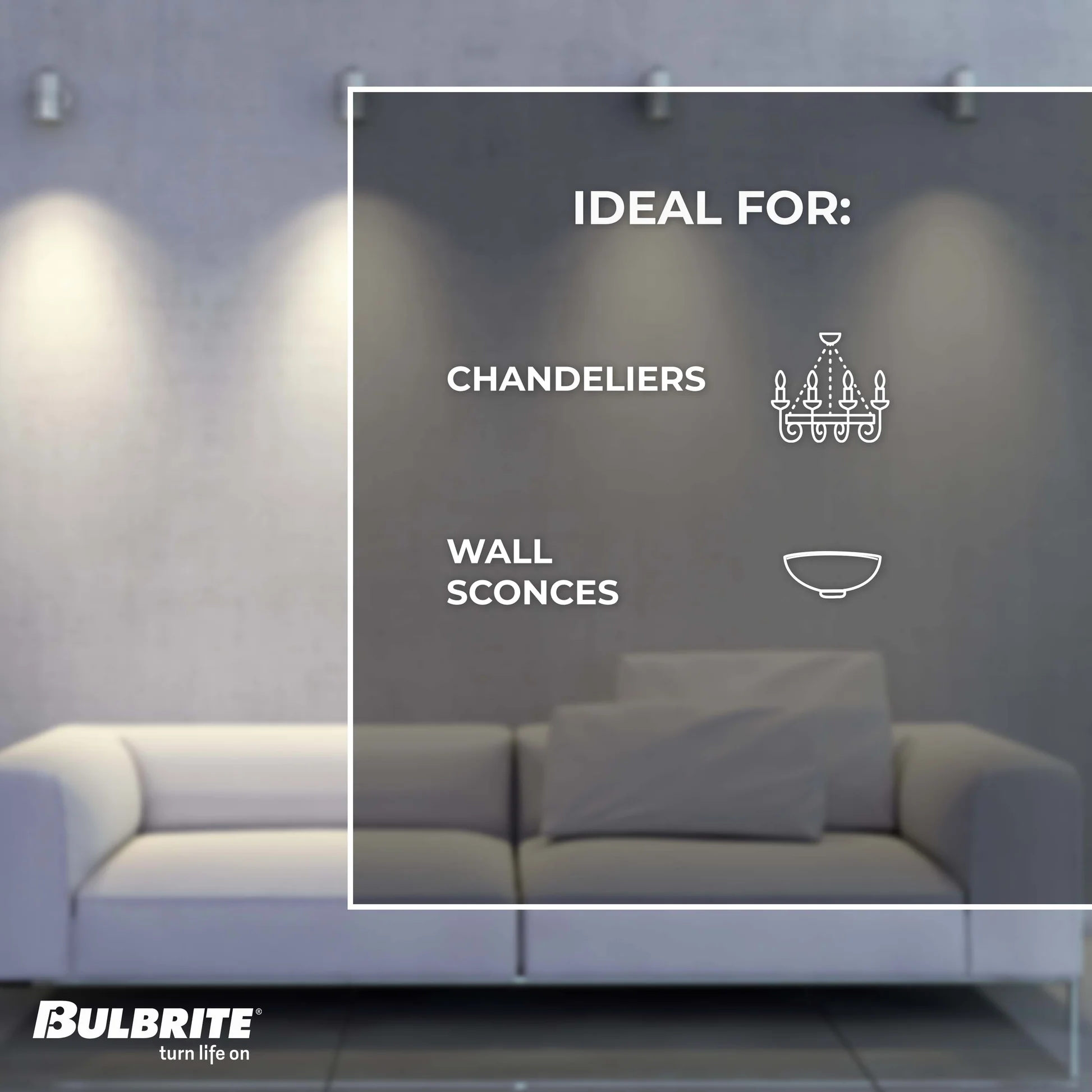Bulbrite Spunlite Pack of (4) 4 Watt Dimmable C11 LED Filament Light Bulb with Satin Glass Finish and Candelabra (E12) Base - 2700K (Warm White Light), 350 Lumens - Cheap-Us