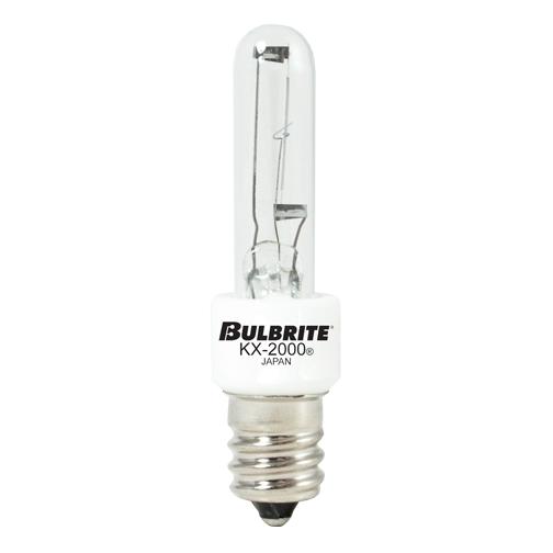 BULBRITE KRYPTON/XENON T3 CANDELABRA SCREW (E12) 60W DIMMABLE LIGHT BULB 2700K/WARM WHITE 2PK (473060) - Cheap-Us