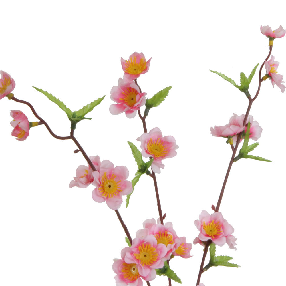 Vickerman 4' Artificial Hot Pink Blossom Tree in Black Planters Pot. - Cheap-Us