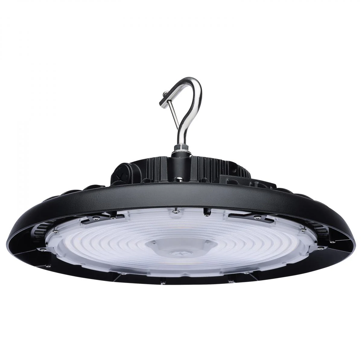 65-771R3 LED UFO HIGHBAY CCT & WATT ADJ Wattage 150W/175W/200W and CCT Selectable 3K/4K/5K LED UFO High Bay; 120-347 Volt; Black Finish - Cheap-Us
