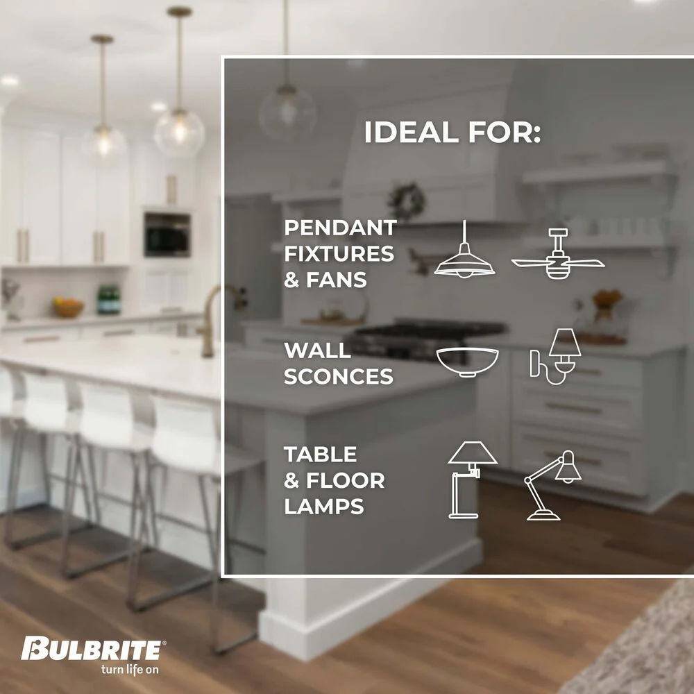 Bulbrite LED Filament Pack of (4) 13 Watt Dimmable G25 Light Bulbs with a Clear Finish and Medium (E26) Base - 2700K (Warm White Light), 1400 Lumens - Cheap-Us