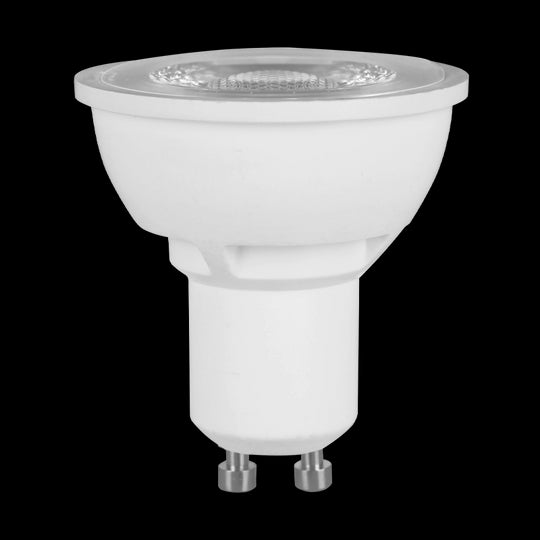 Luxrite LED MR16 Reflector Light Bulb, GU10 Base, 6.5W, 5000K - Bright White, 500 Lumens, 80 CRI, White Finish, Dimmable (LR21502) - Cheap-Us