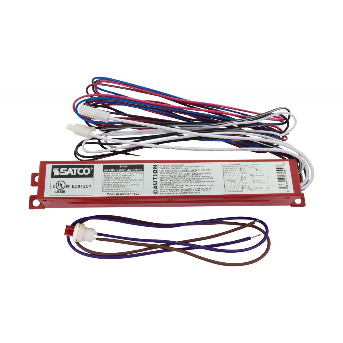 S8000 5W EMERGENCY LED DRIVER 5 Watt LED Emergency Driver; 120-277 Volts - Cheap-Us