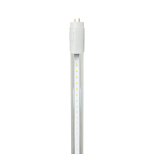 Luxrite LED 4' T8 3 Way Universal Clear Light Tube, G13 Base, 18W, Lumens Selectable - 2200/2300/2250, Color Selectable - 4000K/5000K/6500K, Clear Finish (LR34236) - Cheap-Us