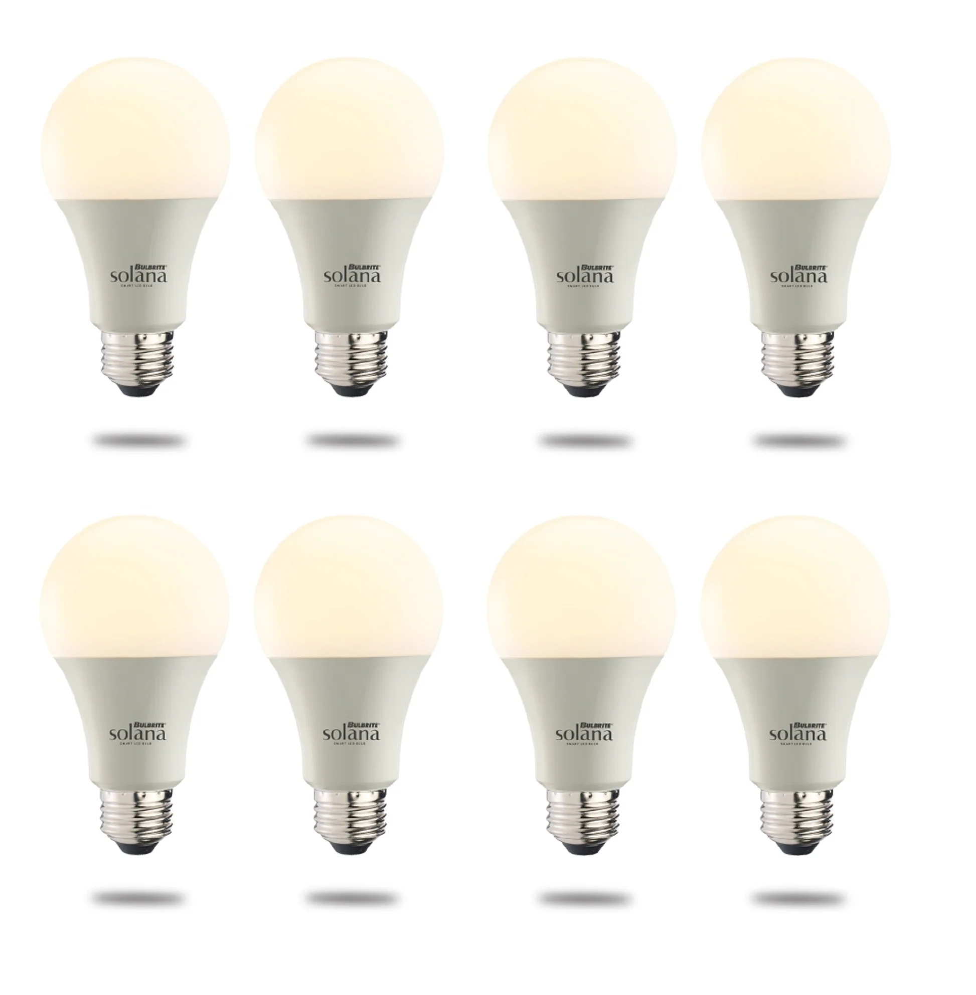 BULBRITE SMART LED WIFI BULB 8W A19 WHITE LIGHT 60W EQUIVALENT 8PK - Cheap-Us