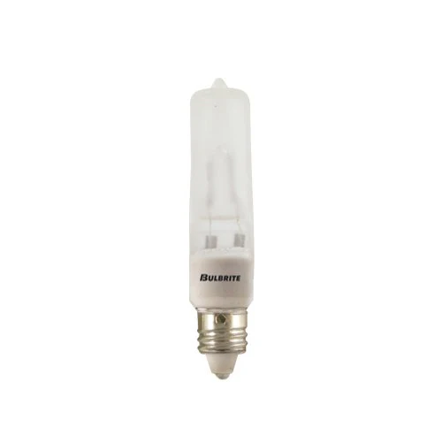 Bulbrite Q100FR/MC-10PK 100 Watt Dimmable Halogen JD Type T4, Mini-Candelabra Base, Frost, 10-Pack - Cheap-Us