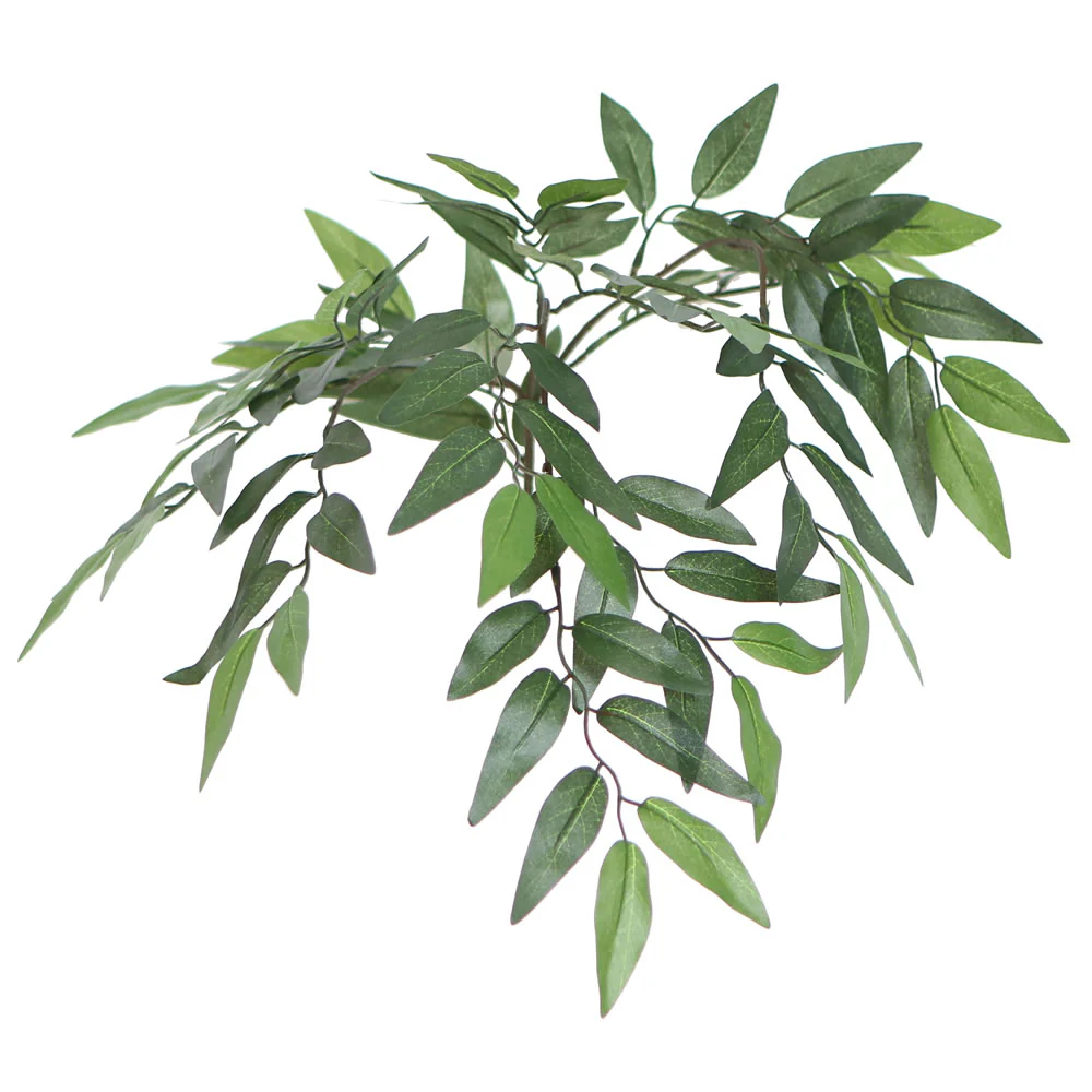 Vickerman 6' Artificial Green Smilax Executive Rattan Basket. - Cheap-Us