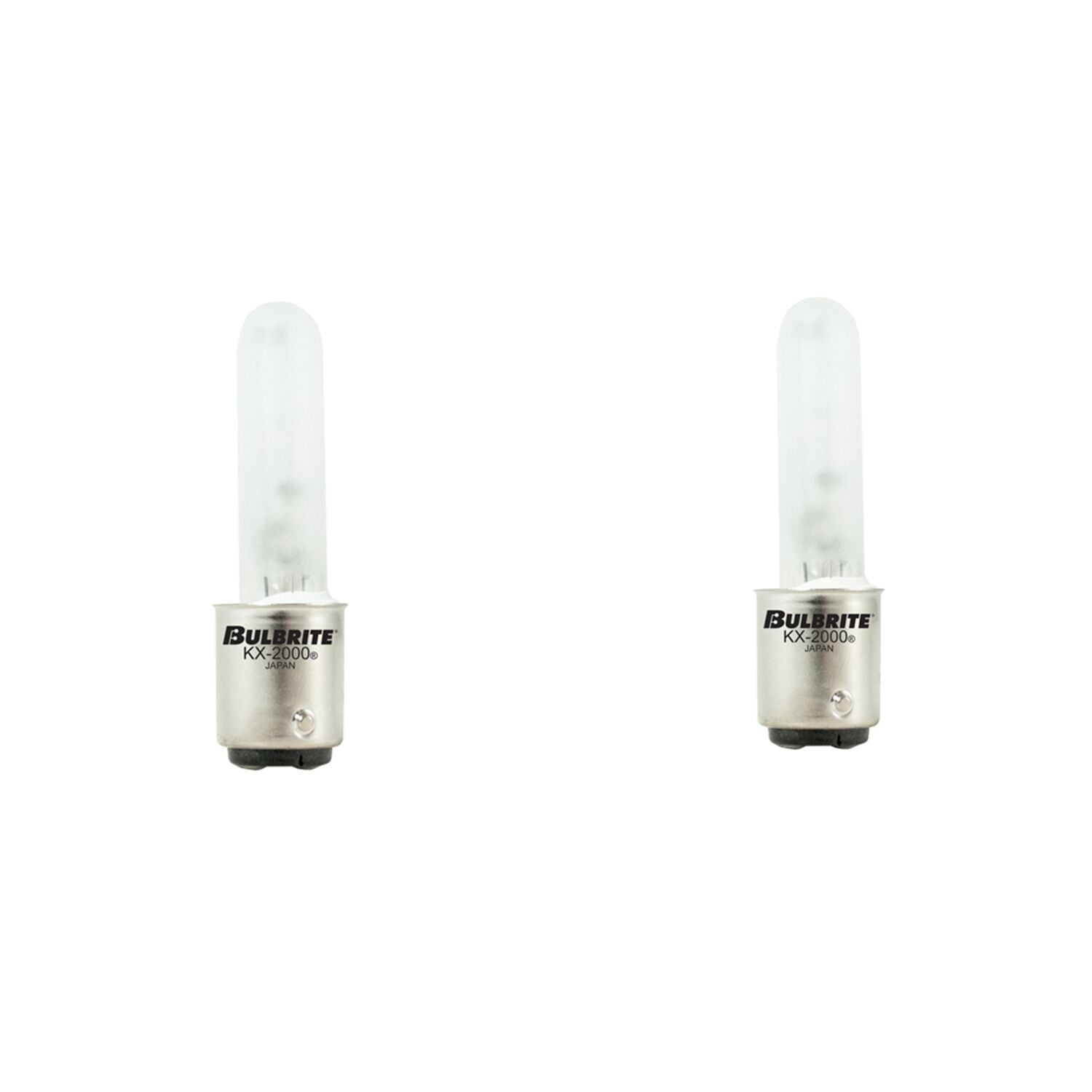 BULBRITE KRYPTON/XENON T3 DOUBLE-CONTACT BAYONET (BA15d) 20W DIMMABLE LIGHT BULB 2700K/WARM WHITE 2PK (473221) - Cheap-Us