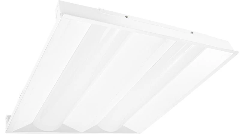 Westgate 2X2 DuAL Lens Troffer Multi-Watt 25W/30W/35W, Multi-Cct 35K/40K/50K UL DLC, Commercial Indoor Lighting, 25W/30W/35W, 125 Lumens/W, 3500K/4000K/5000K, White Finish, 0~10V Dimmable - Cheap-Us