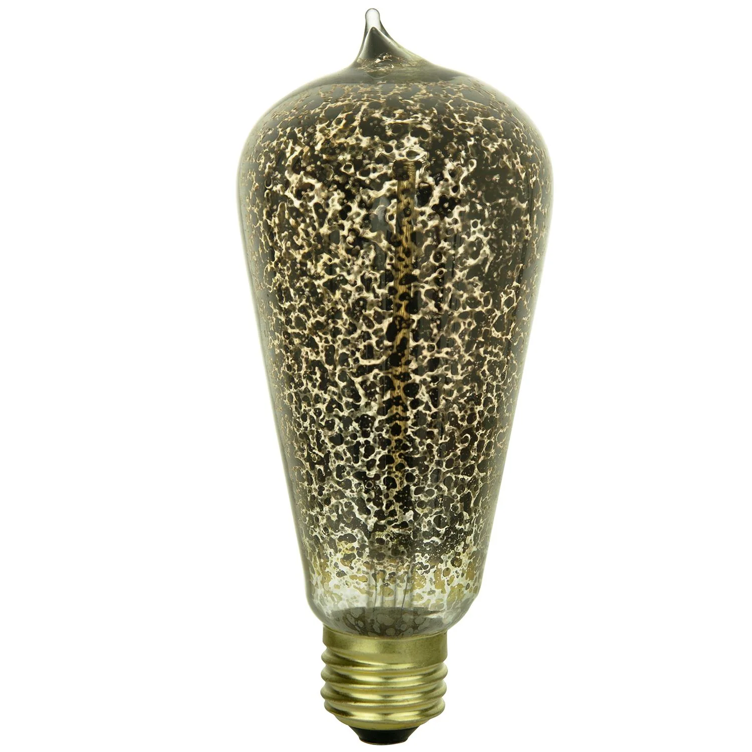 Sunlite 40 Watt Antique Edison S19 Medium Base Golden Fleck (12 Pack) - Cheap-Us