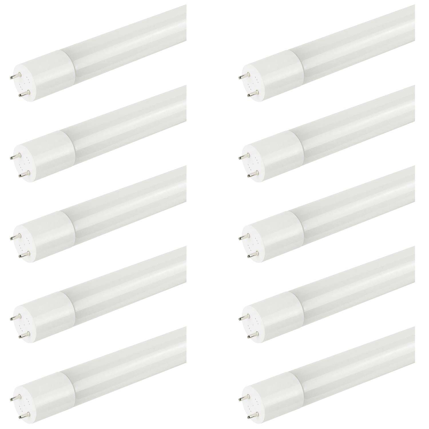 Sunlite LED T8 Plug and Play 12W Light Bulb Medium Bi-Pin (G13) Base, Warm White - Cheap-Us