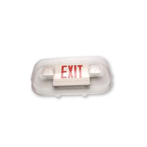 Westgate PC. Vandal/Envir. Shield Guardscombo Sign 13-3/4”W X  30-1/4”L X 6-1/2”D, LED Exit & Emergency Lighting - Cheap-Us