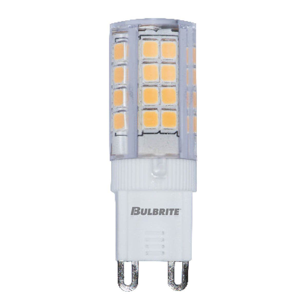 BULBRITE LED T4 BI-PIN (G9) 3.5W NON-DIMMABLE LIGHT BULB 3000K/SOFT WHITE 30W INCANDESCENT EQUIVALENT 2PK (770577) - Cheap-Us