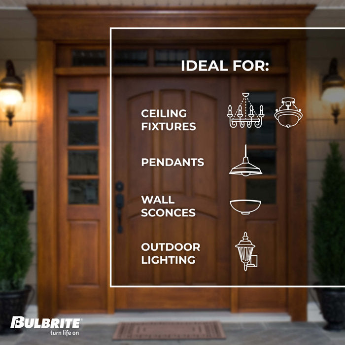 BULBRITE HALOGEN T4 MINI-CANDELABRA SCREW (E11) 35W DIMMABLE LIGHT BULB 2900K/SOFT WHITE 5PK (610035) - Cheap-Us
