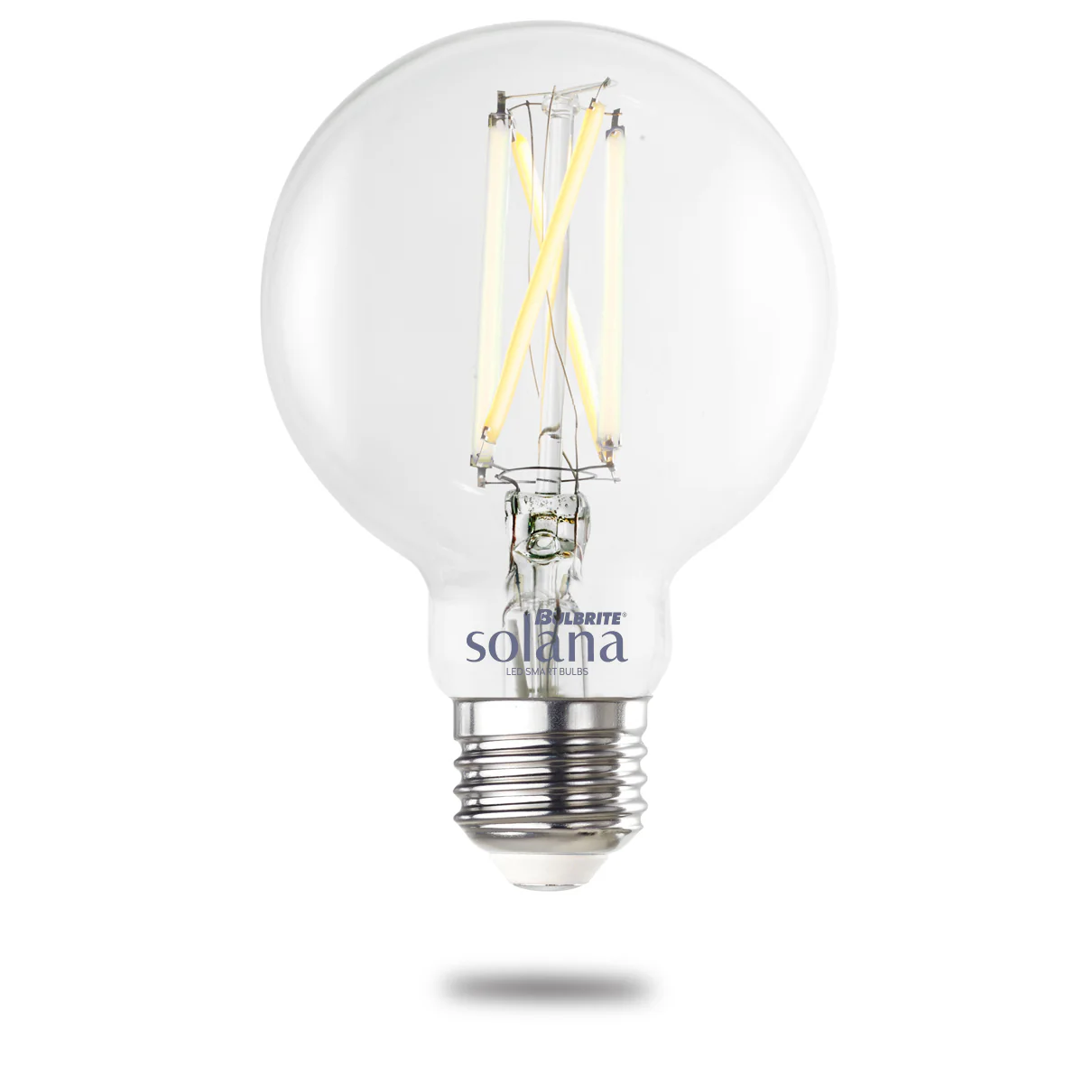 Bulbrite Solana 60 Watt Equivalent G25 Smart WiFi Connected 90CRI LED Edison Filament Light Bulb - Cheap-Us