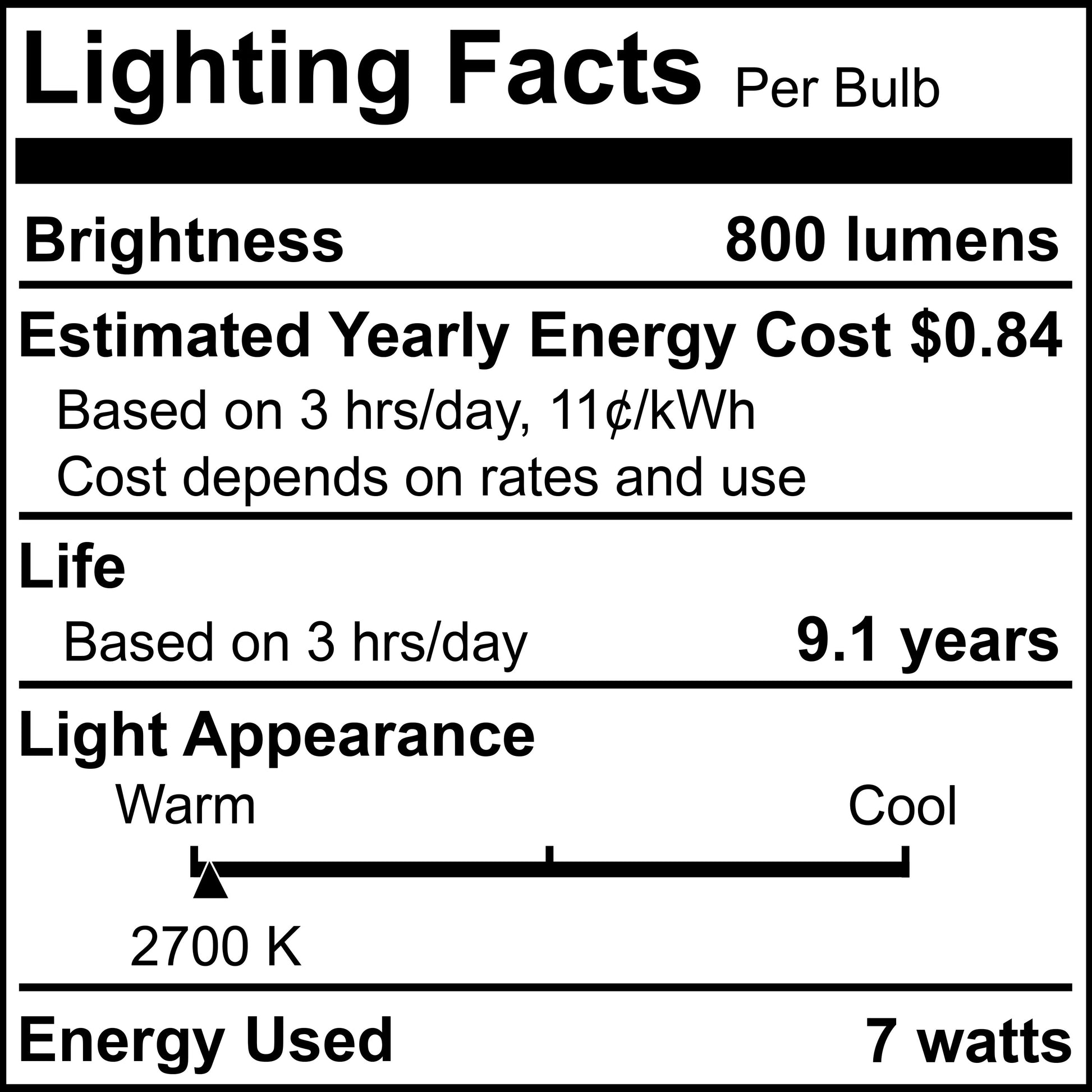 BULBRITE 7W LED A15 2700K FILAMENT BASICS DIMMABLE 4PK - Cheap-Us