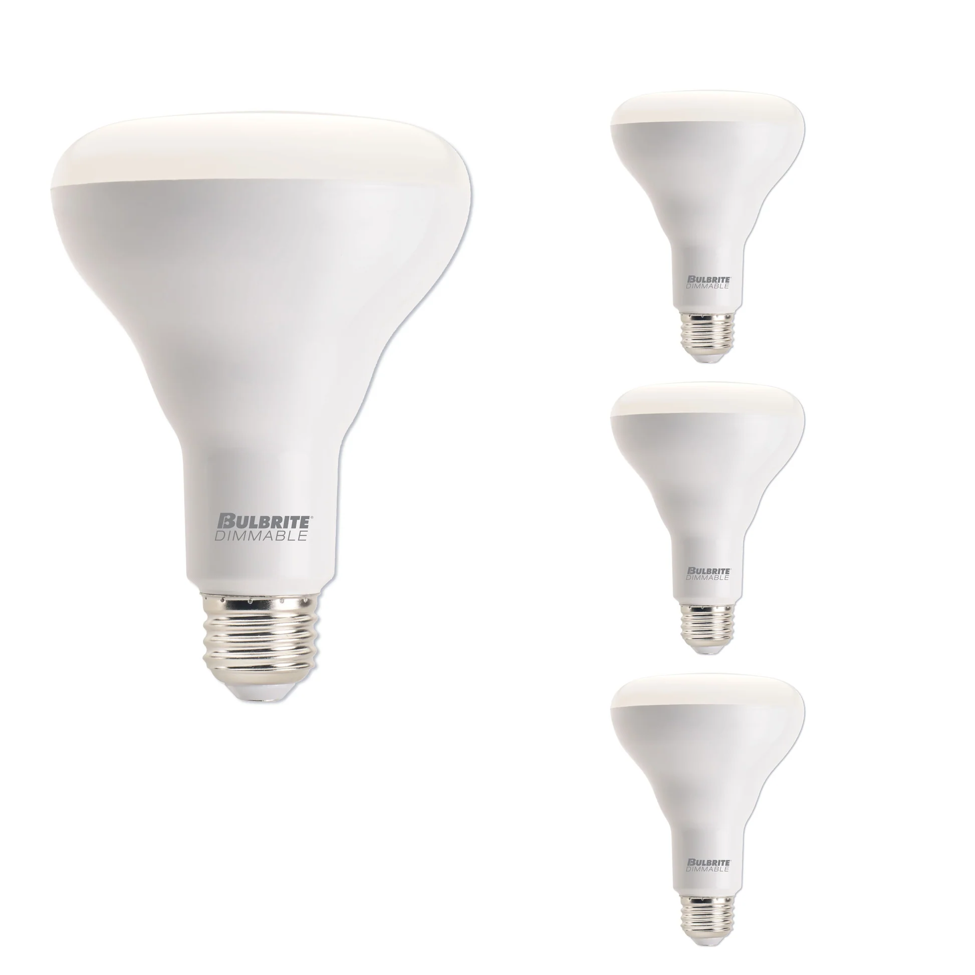 BULBRITE 8W LED BR30 2700K E26 120V-4PK - Cheap-Us