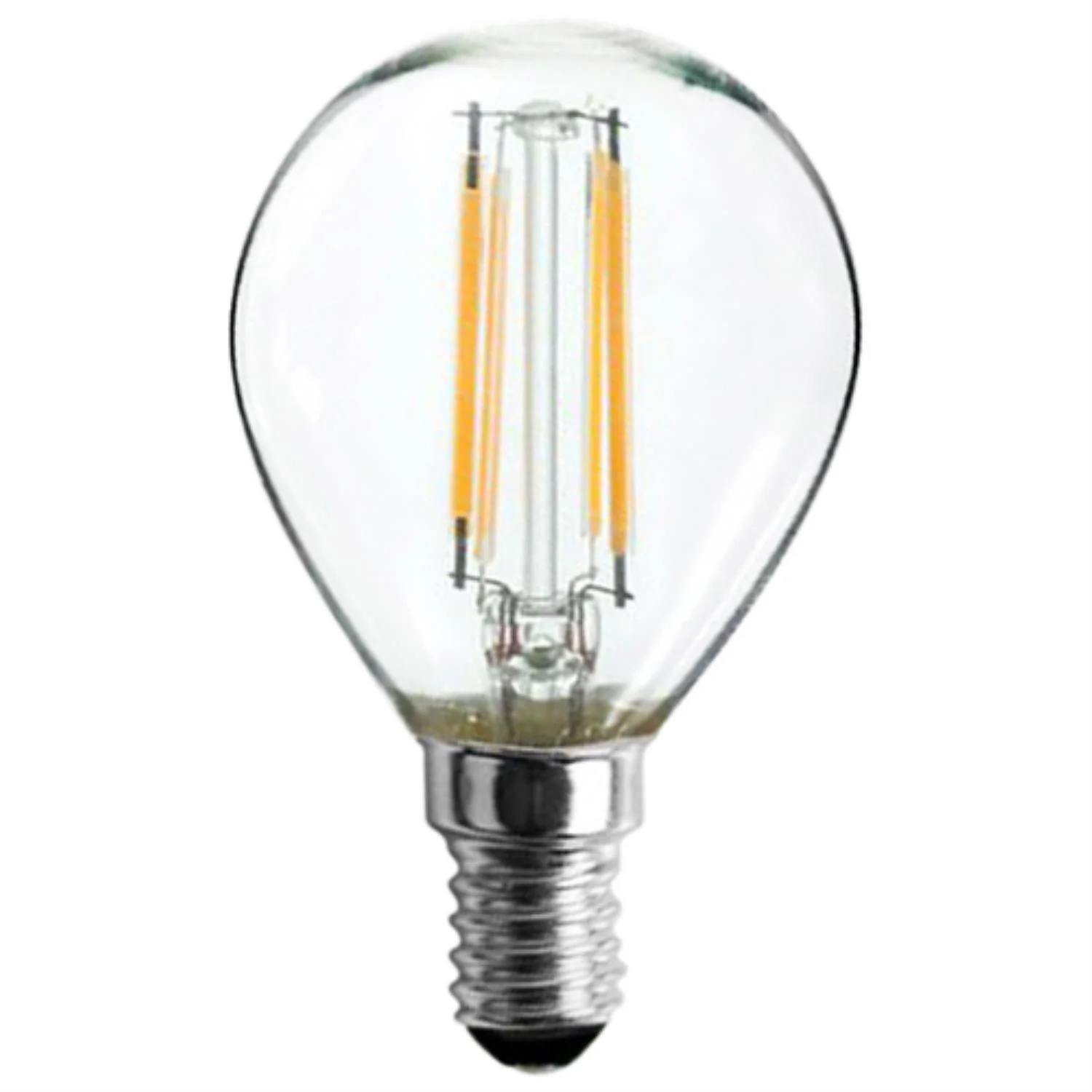 Sunlite 81125 LED Filament G16.5 Globe 3-Watt (25 Watt Equivalent) Clear Dimmable Light Bulb, 2700K - Warm White - Cheap-Us