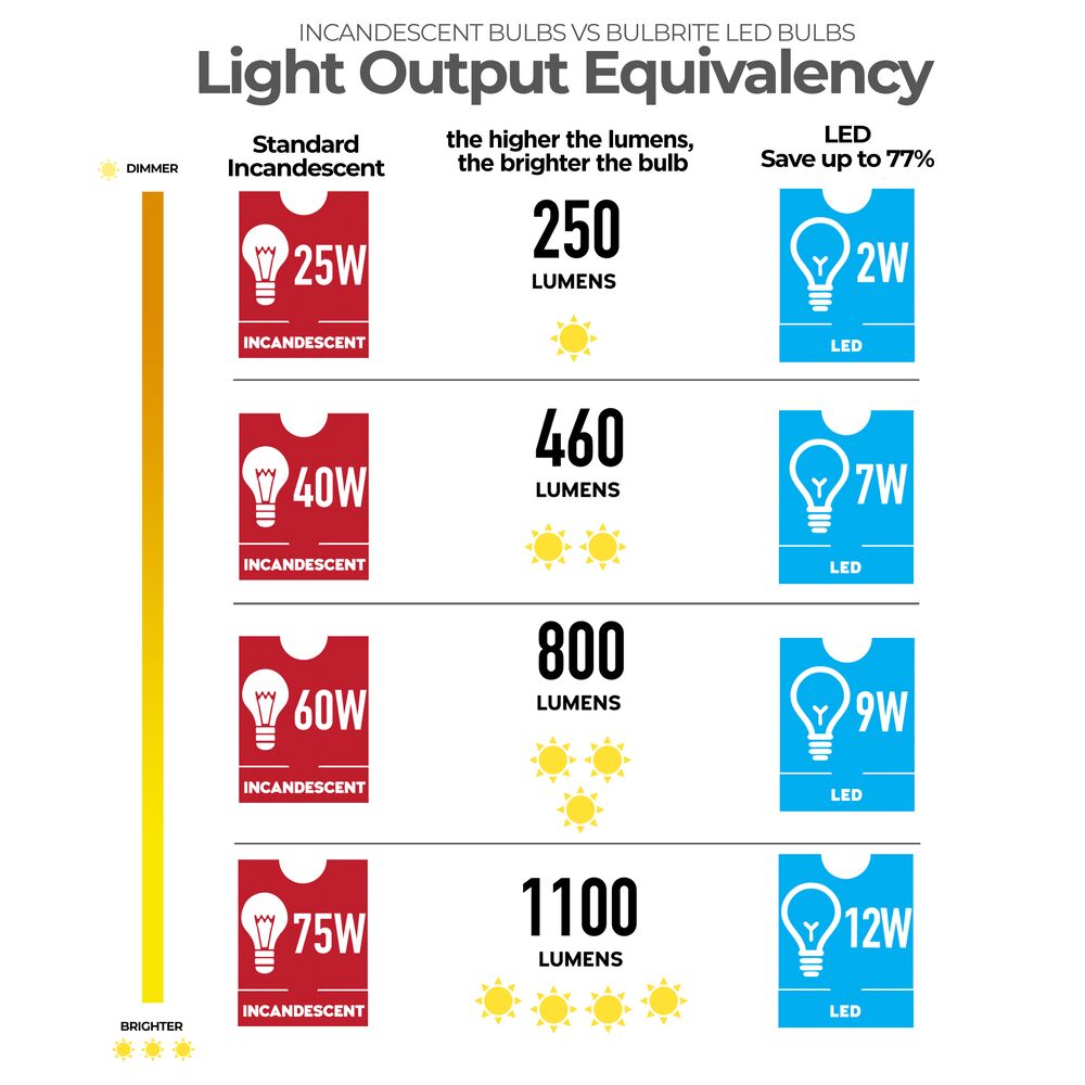 Bulbrite Pack of (8) 7 Watt Dimmable CLEAR Filament G25 Medium (E26) LED Bulb - 800 Lumens, 4000K, and 80 CRI - Cheap-Us