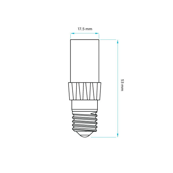 Luxrite T4 LED  Light Bulb, 4.2W, 500 Lumens, 120V, 3000K - Soft White, Clear Finish, 80 CRI, Pack of 5 ( (LR24650) - Cheap-Us