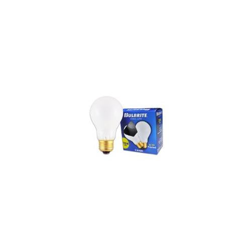 Bulbrite 25A 25 Watt Incandescent  A19, Medium Base, Frost, 2-Pack - Cheap-Us