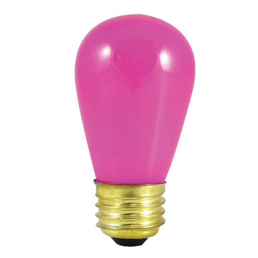 Bulbrite 11S14CP 11W Dimmable S14 String Light Replacement Bulb, Medium Base, Ceramic Pink - Cheap-Us