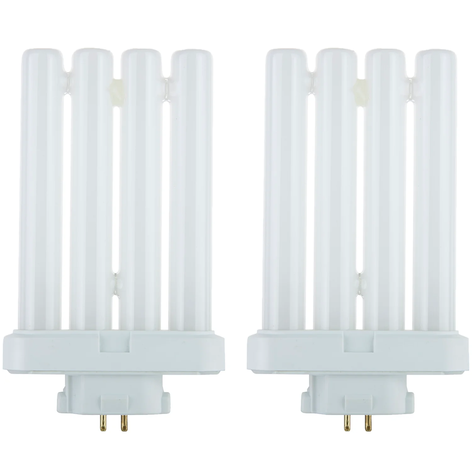 Sunlite 40531 FML27/65K/2PK Quad Tube Plug-In Compact Fluorescent Lamp, FML 4-Pin, 27 Watts, 1500 Lumens, 6500K Daylight, 4-Pin (GX10q4) Base, 120 Volts, 2 Pack - Cheap-Us