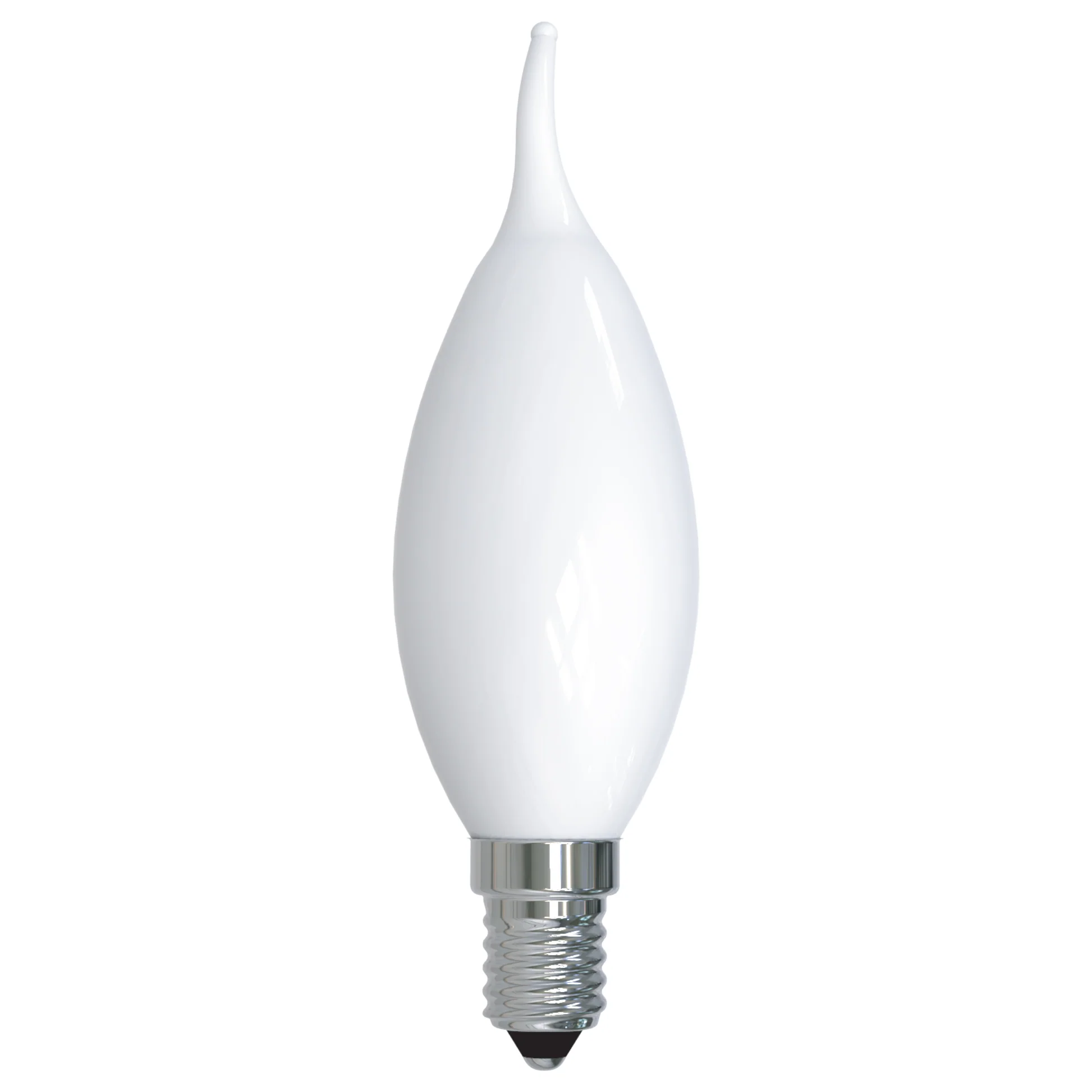 Bulbrite 4.5 Watt Dimmable Milky Filament CA10 Candelabra (E12) LED Bulb - 400 Lumens, 3000K, and 90 CRI - Cheap-Us