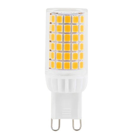 Luxrte LED G9  Light Bulb, 5W, 500 Lumens, 3000K - Soft White, Clear Finish, 80 CRI, Dimmable, Pack of 7 (LR24671) - Cheap-Us