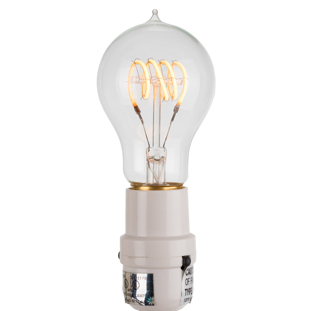 Vickerman PS60 Warm White Filament LED Bulb 1/BOX E26 Brass Base Dimmable 120V 3.5W 2200K - Cheap-Us