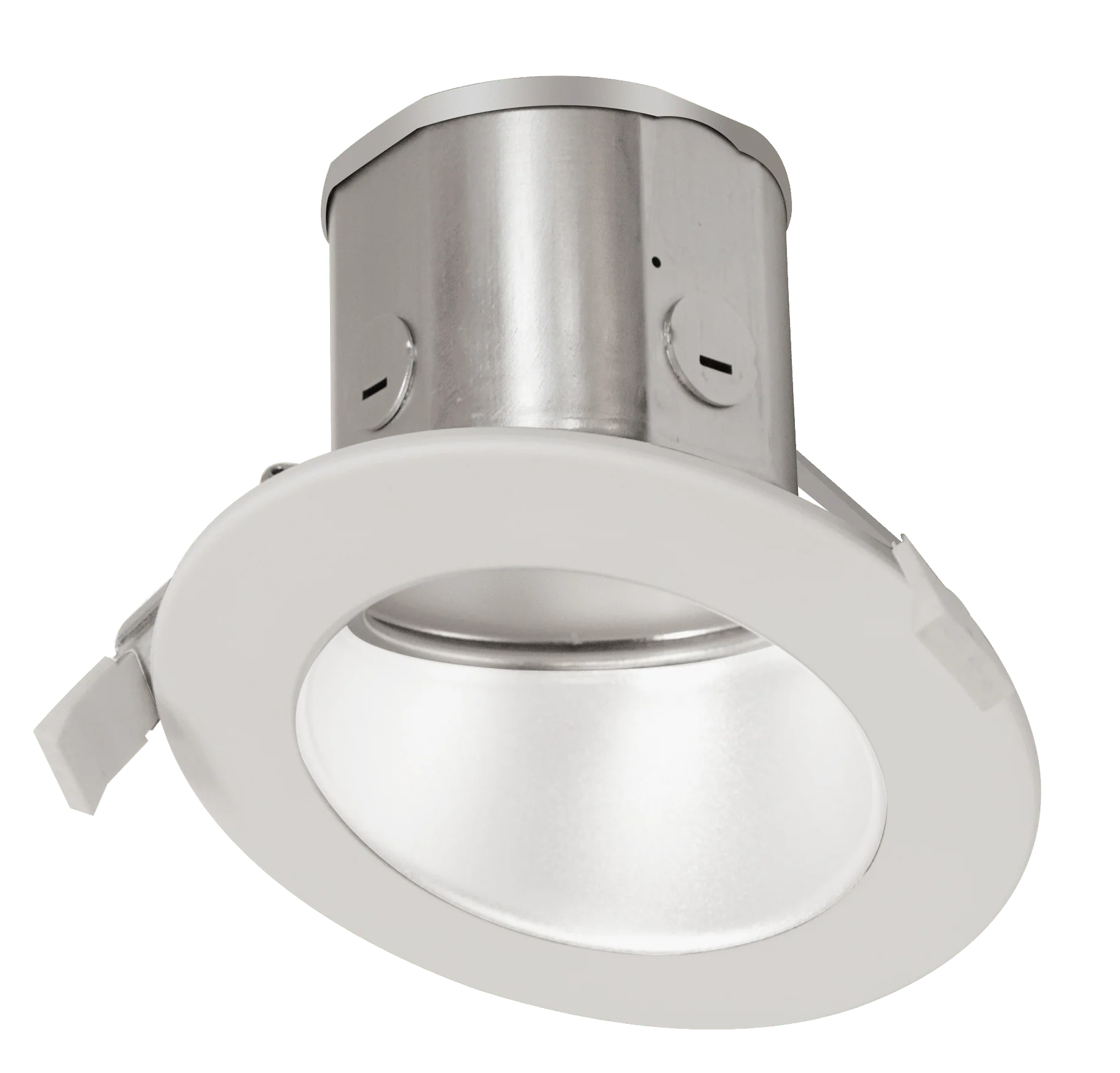 Westgate 4 LED Commercial Recessed Light, Commercial Indoor Lighting, 40W Max, 3200 Lumens Max, 27K/30K/35K/40K/50K, White Finish, 0~10V Dimmable - Cheap-Us