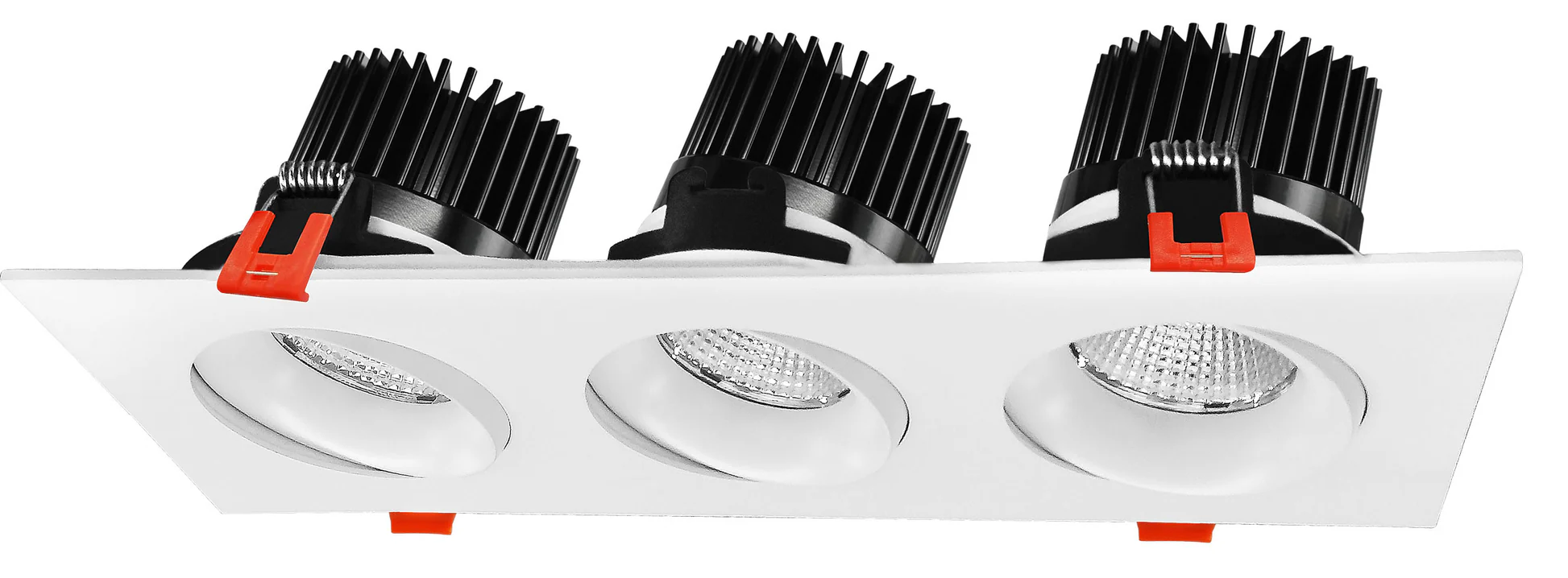 TRIPLE-HEAD GIMBAL 5CCT WHITE CANLESS SPOTLIGHT - Cheap-Us