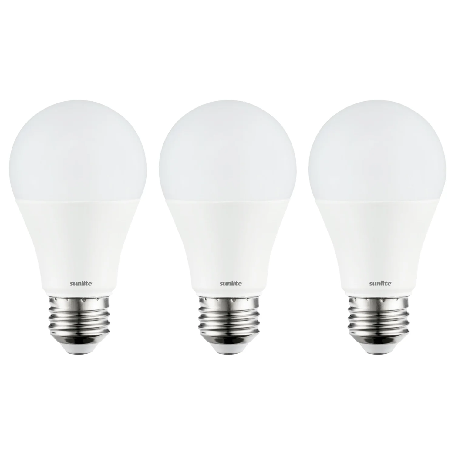Sunlite 80688-SU 3-Pack LED A19 Light Bulbs, 9 Watts (60W Equivalent), Medium Base (E26), Non-Dimmable, Frost, UL Listed, 40K - Cool White 3 Pack - Cheap-Us