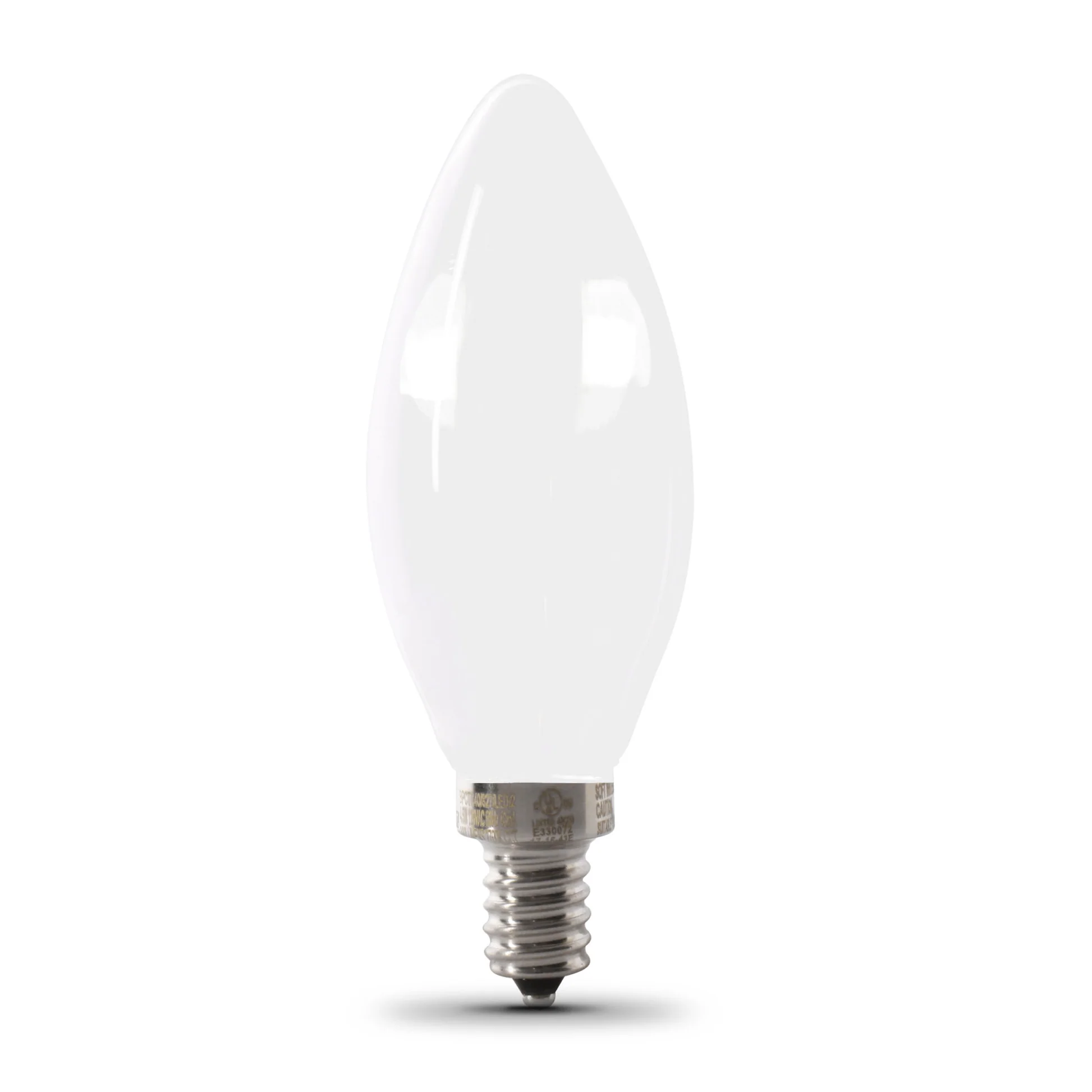 40-Watt Equivalent Soft White Frost Torpedo Tip Dimmable Filament LED - Cheap-Us