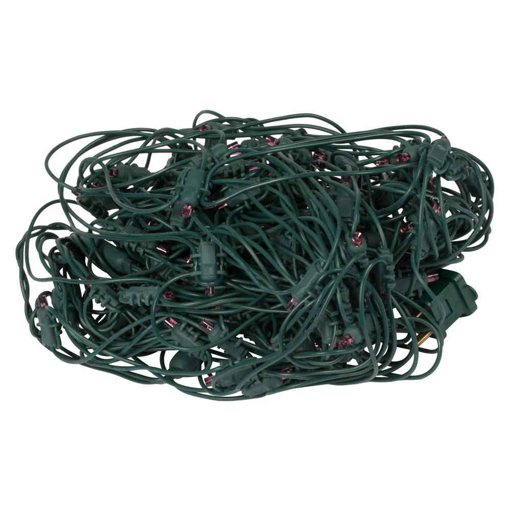 Vickerman 120 Purple Wide Angle Twinkle LED Christmas Net Light Set Green Wire - Cheap-Us