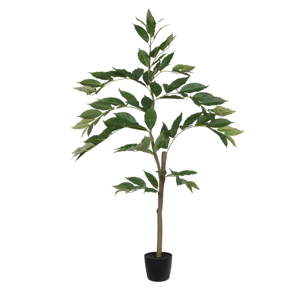Vickerman 4' Potted Artificial Green Nandina Tree. - Cheap-Us