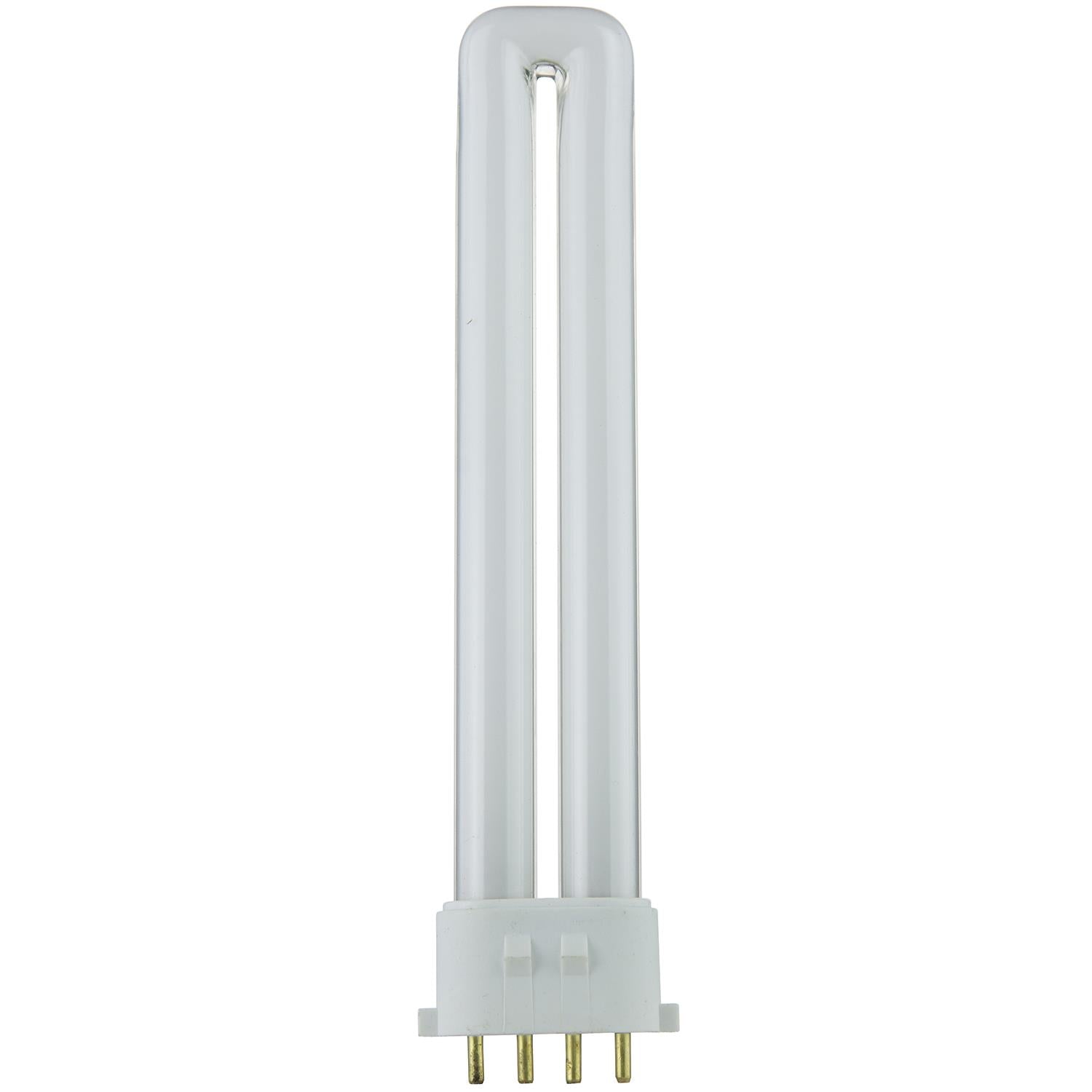 Sunlite 13 Watt PL 4-Pin Single U-Shaped Twin Tube, 2GX7 Base, Soft White - Cheap-Us
