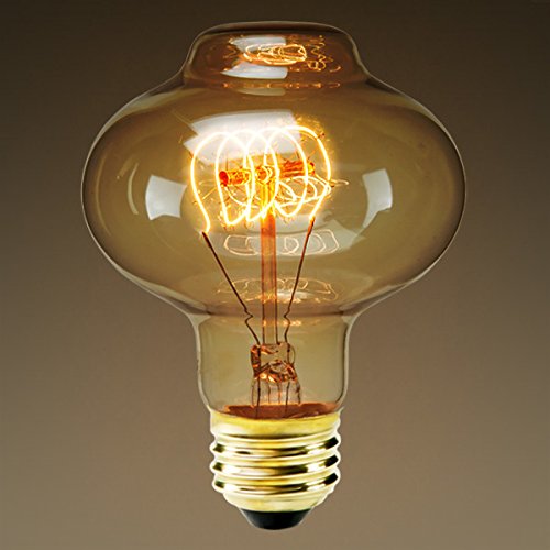 Bulbrite NOS40-Lantern 40 Watt Incadescent Lantern Antique Loop Bulb, Medium (E26) Base, Antique Finish - Cheap-Us