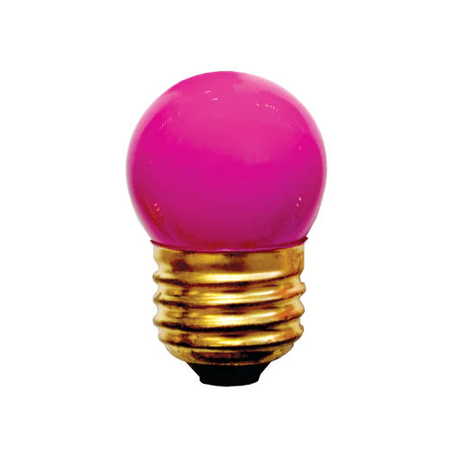 Bulbrite 7.5S11P 7.5W Dimmable S11 Night Light Replacement Bulb, Medium Base, Pink - Cheap-Us
