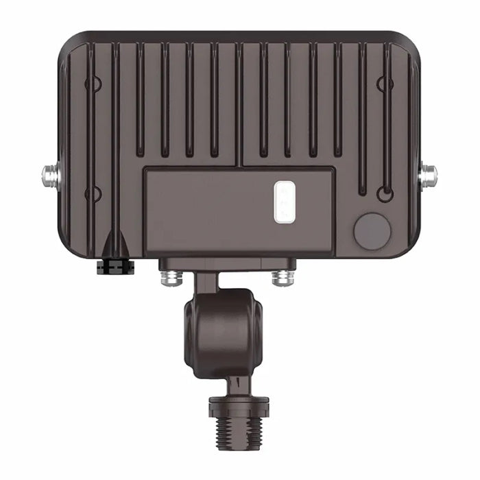 Westgate Builder Series Small Flood 15W 120V 3Cct Knuckle With Photocell, Bronze, Outdoor Lighting, 15W, 1600 Lumens, 30K/40K/50K, Brown Finish - Cheap-Us