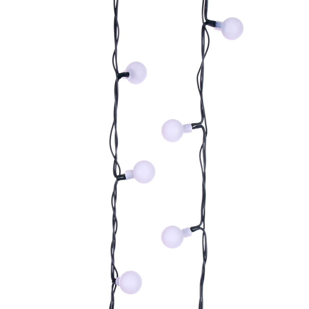 Vickerman 100 Light Multicolor LED Indoor/Outdoor 8 Function Cherry Light Set with Remote Control. - Cheap-Us