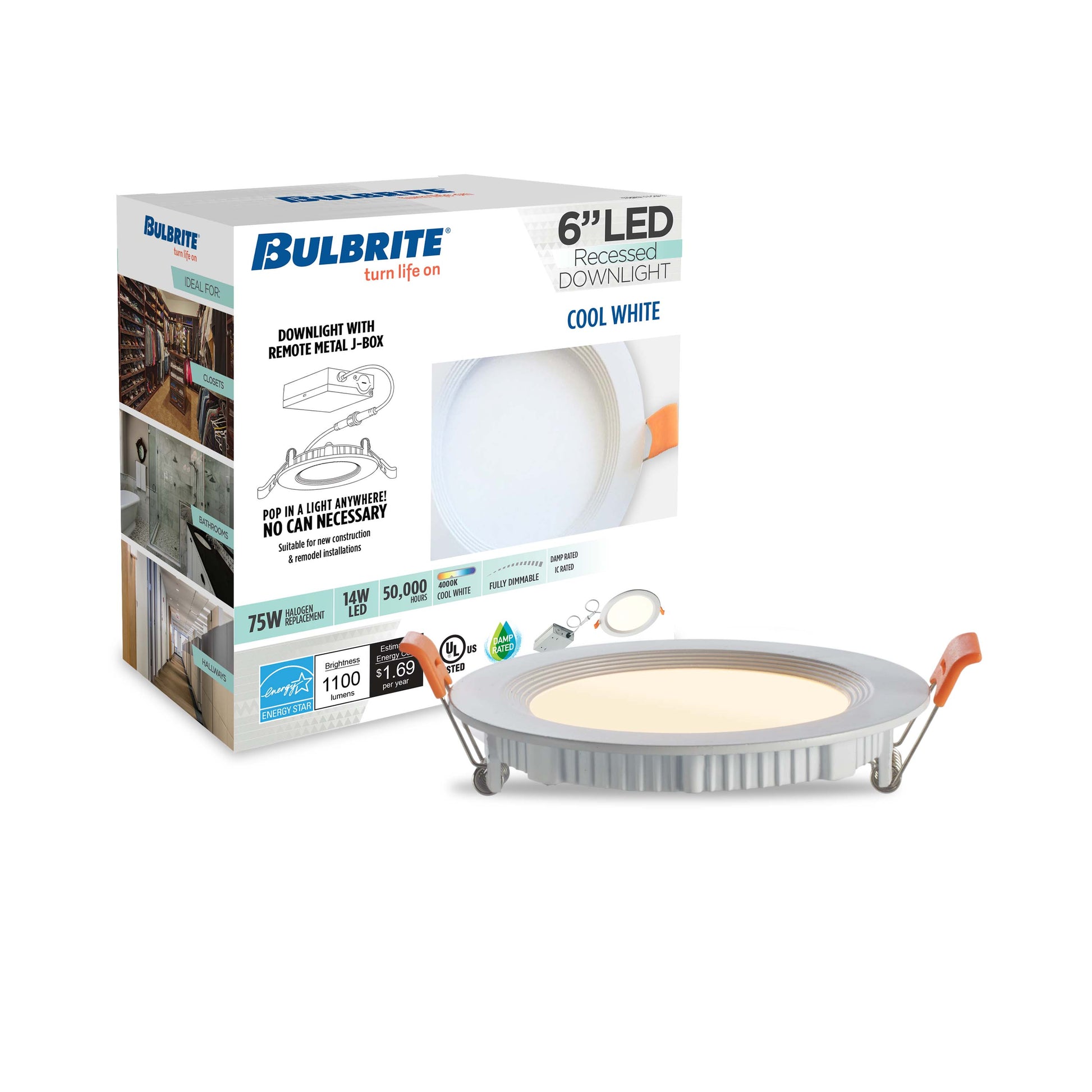 Bulbrite Pack of (2) 14 Watt 6