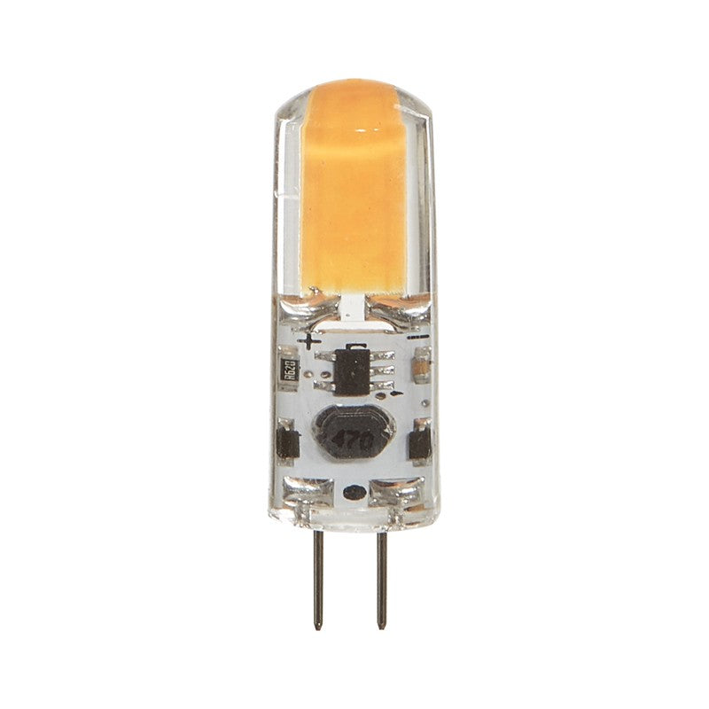 Luxrite G4 LED  Light Bulb, 1.5W, 200 Lumens, 12V, 4000K - Cool White, Clear Finish, 80 CRI (LR24632) - Cheap-Us