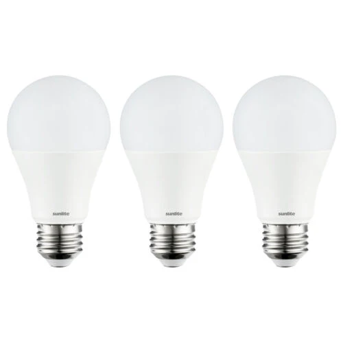 Sunlite 80688-SU LED A19 Light Bulbs, 9 Watts (60W Equivalent), Medium Base (E26), Non-Dimmable, Frost, UL Listed, 40K - Cool White 9 Pack - Cheap-Us