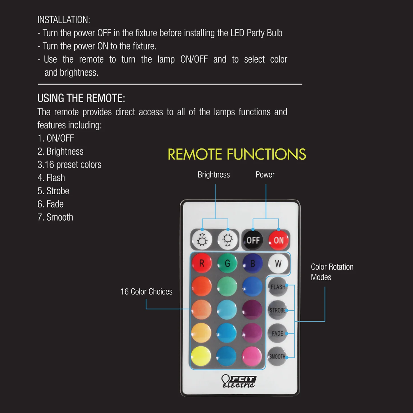 Remote Control Color Changing LED - Cheap-Us